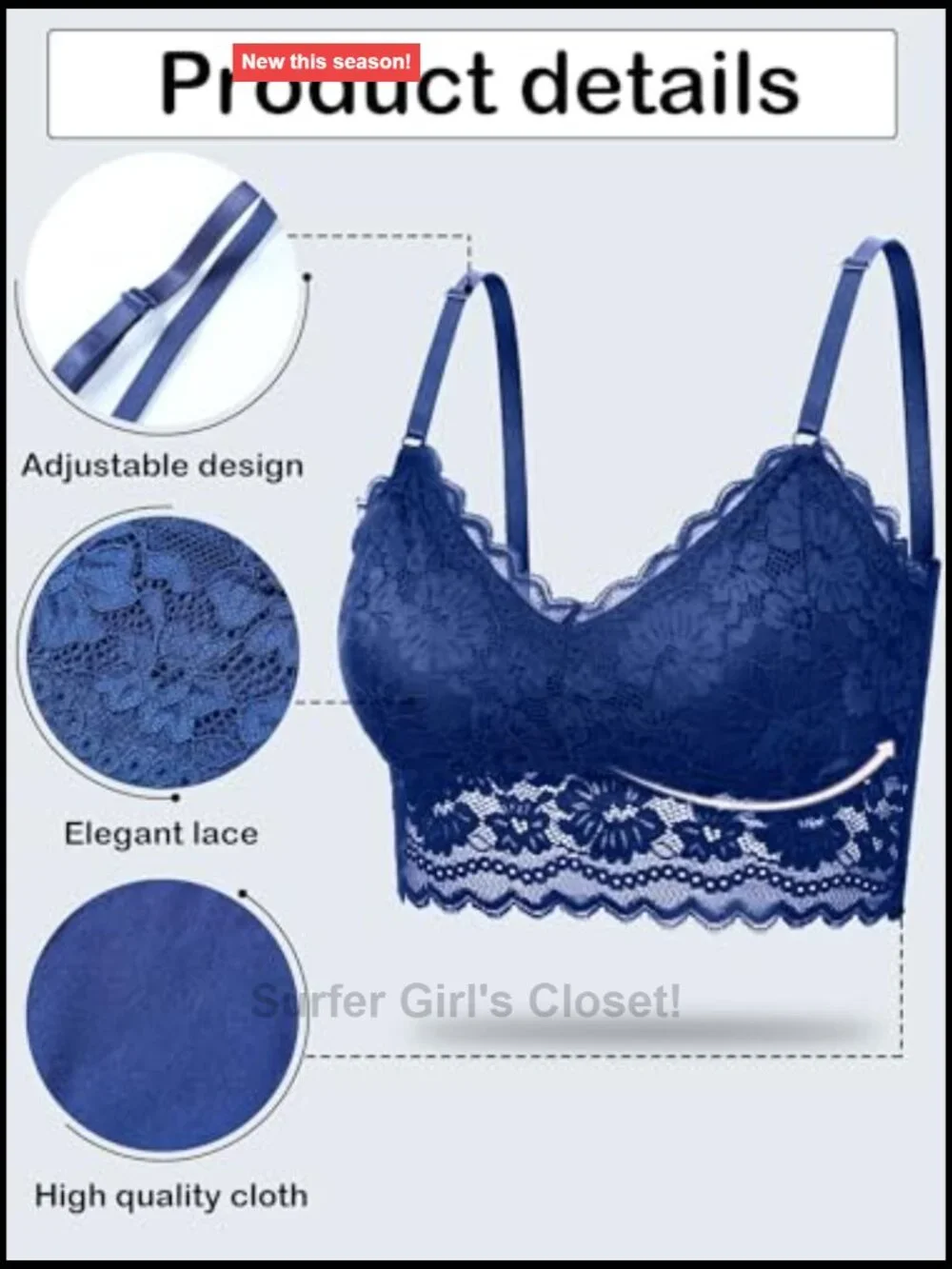 N/A lace bralette